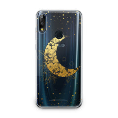 Lex Altern TPU Silicone Asus Zenfone Case Golden Floral Moon