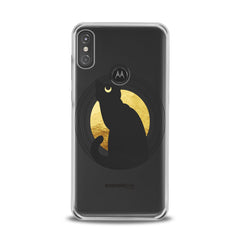 Lex Altern TPU Silicone Motorola Case Bohemian Black Cat