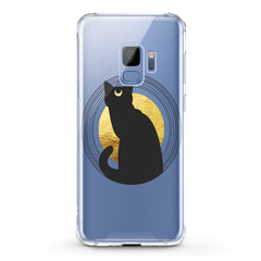 Lex Altern TPU Silicone Samsung Galaxy Case Bohemian Black Cat