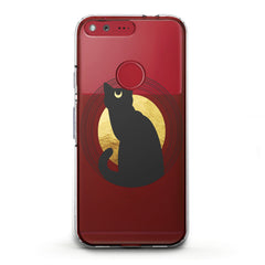 Lex Altern TPU Silicone Google Pixel Case Bohemian Black Cat