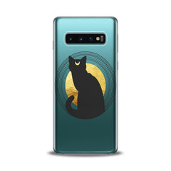 Lex Altern TPU Silicone Samsung Galaxy Case Bohemian Black Cat