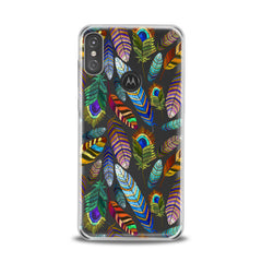 Lex Altern TPU Silicone Motorola Case Gentle Feathers Pattern