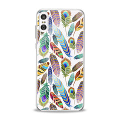 Lex Altern TPU Silicone Motorola Case Gentle Feathers Pattern