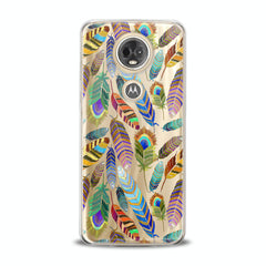 Lex Altern TPU Silicone Motorola Case Gentle Feathers Pattern