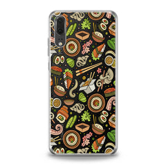 Lex Altern TPU Silicone Huawei Honor Case Sushi Seafood