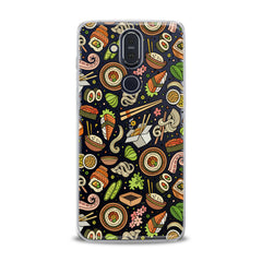 Lex Altern TPU Silicone Nokia Case Sushi Seafood