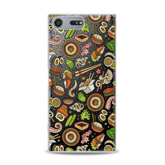 Lex Altern TPU Silicone Sony Xperia Case Sushi Seafood