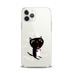 Lex Altern TPU Silicone iPhone Case Black Baby Cat