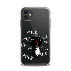 Lex Altern TPU Silicone iPhone Case Black Baby Cat