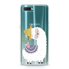 Lex Altern TPU Silicone Oppo Case Happy Llama