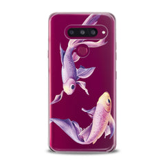 Lex Altern TPU Silicone Phone Case Purple Fishes