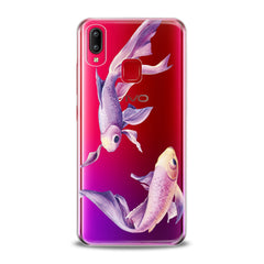 Lex Altern TPU Silicone VIVO Case Purple Fishes