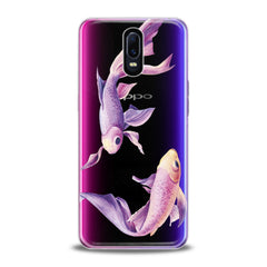 Lex Altern Purple Fishes Oppo Case