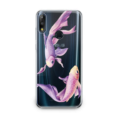 Lex Altern TPU Silicone Asus Zenfone Case Purple Fishes