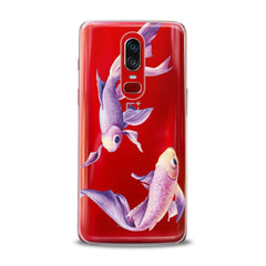 Lex Altern TPU Silicone OnePlus Case Purple Fishes