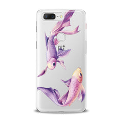 Lex Altern TPU Silicone OnePlus Case Purple Fishes