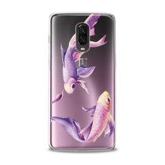 Lex Altern TPU Silicone OnePlus Case Purple Fishes