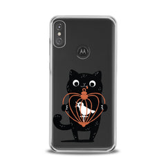 Lex Altern TPU Silicone Motorola Case Feline Bird Pet