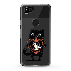 Lex Altern TPU Silicone Google Pixel Case Feline Bird Pet