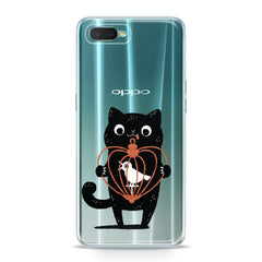 Lex Altern TPU Silicone Oppo Case Feline Bird Pet