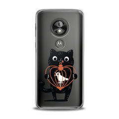 Lex Altern TPU Silicone Motorola Case Feline Bird Pet