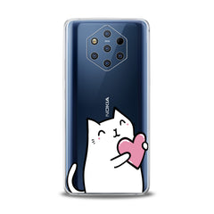 Lex Altern TPU Silicone Nokia Case Lovely White Cat