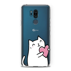 Lex Altern TPU Silicone LG Case Lovely White Cat