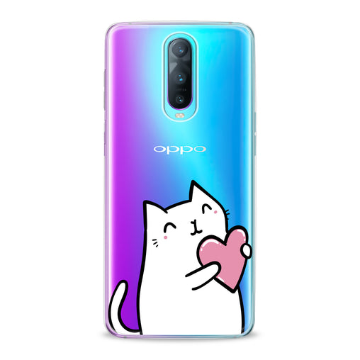 Lex Altern Lovely White Cat Oppo Case