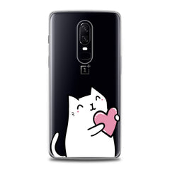 Lex Altern TPU Silicone OnePlus Case Lovely White Cat