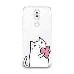 Lex Altern Lovely White Cat Asus Zenfone Case