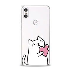 Lex Altern Lovely White Cat Motorola Case