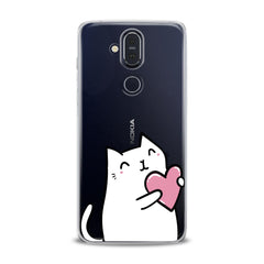 Lex Altern TPU Silicone Nokia Case Lovely White Cat