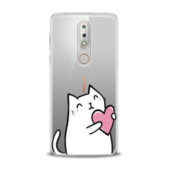 Lex Altern Lovely White Cat Nokia Case