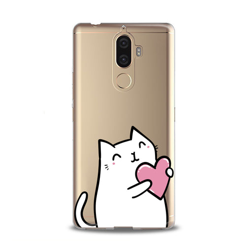 Lex Altern Lovely White Cat Lenovo Case