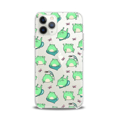 Lex Altern TPU Silicone iPhone Case Kawaii Frogs Pattern