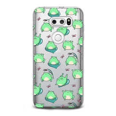 Lex Altern TPU Silicone LG Case Kawaii Frogs Pattern