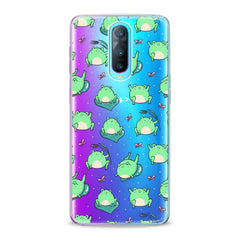 Lex Altern TPU Silicone Oppo Case Kawaii Frogs Pattern