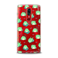 Lex Altern TPU Silicone OnePlus Case Kawaii Frogs Pattern