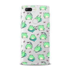 Lex Altern TPU Silicone OnePlus Case Kawaii Frogs Pattern