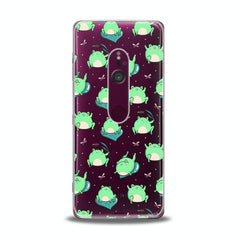 Lex Altern TPU Silicone Sony Xperia Case Kawaii Frogs Pattern