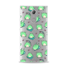 Lex Altern TPU Silicone Sony Xperia Case Kawaii Frogs Pattern