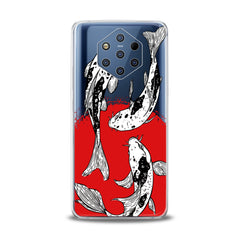 Lex Altern TPU Silicone Nokia Case Koi Fishes Painting