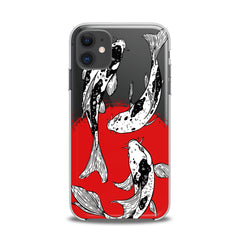 Lex Altern TPU Silicone iPhone Case Koi Fishes Painting