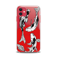 Lex Altern TPU Silicone iPhone Case Koi Fishes Painting