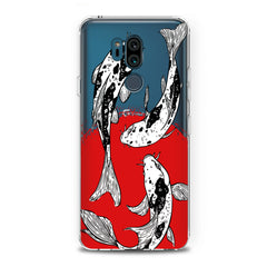 Lex Altern TPU Silicone LG Case Koi Fishes Painting