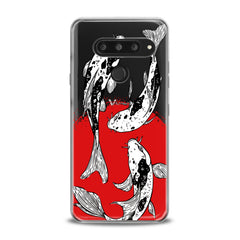 Lex Altern TPU Silicone LG Case Koi Fishes Painting