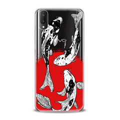 Lex Altern TPU Silicone VIVO Case Koi Fishes Painting