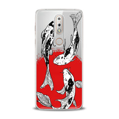 Lex Altern Koi Fishes Painting Nokia Case