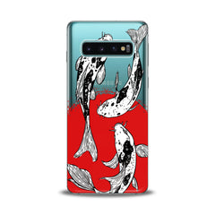 Lex Altern TPU Silicone Samsung Galaxy Case Koi Fishes Painting