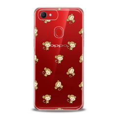 Lex Altern TPU Silicone Oppo Case Baby Monkey Pattern